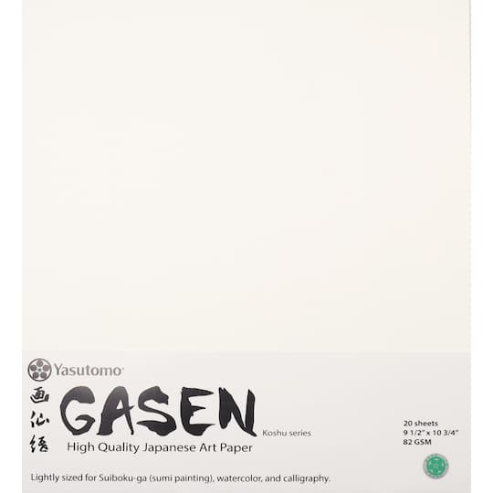 Yasutomo&#xAE; Gasen Japanese Premium Art Paper, 9.5&#x22; x 10.75&#x22;